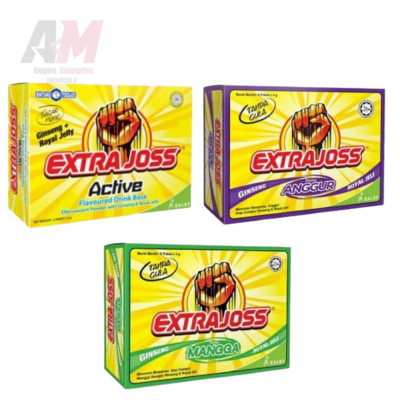 30 Boxes HALAL Energy Drink Powder Ginseng/Grape/Mango Flavour - EXTRA JOSS --image