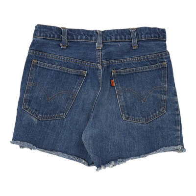 Orange tab Levis Shorts - 30W UK 10 Blue Cotton Blend-image