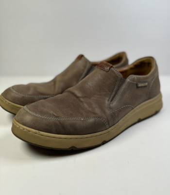 Mephisto Joss Shoes Mens Brown Leather Slip On Shock Absorber 7022424391 Size 10-image