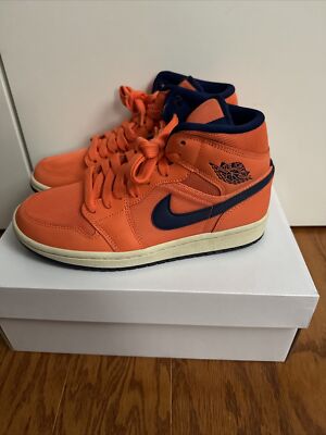 Jordan 1 Mid Turf Orange Cd7240-804  （Mens 8.5 & women size 10）-image