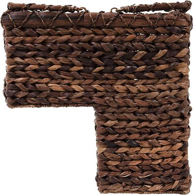 Creative Co-Op BacBac Leaf Woven Stair Basket-image