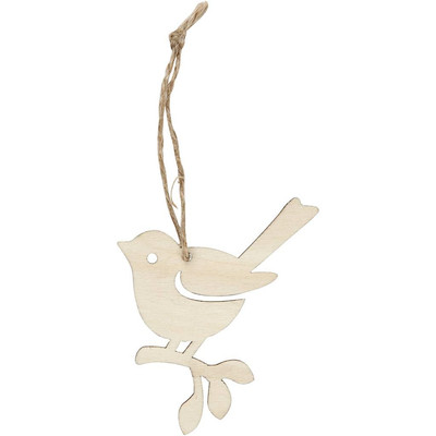 Creativ Company - Houten Hanger Vogel 9cm NEW-image