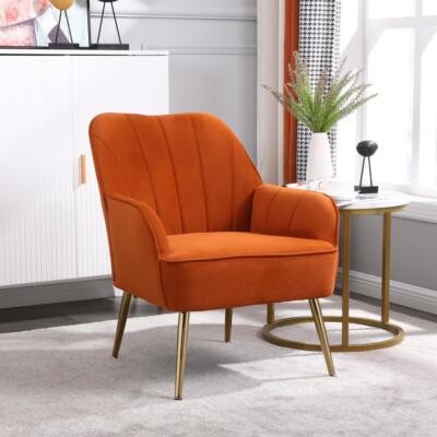 New Practical Modern Mid Century Chair Tufted Sherpa Armchair for Living Room-image