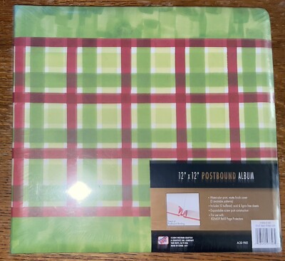 NIP Creativity Inc Company Western Craft Christmas X-Mas Scrapbook Album 12x12-image