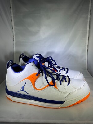 Jordan Flight TR 97 Mid White Orange Royal Sneakers-image