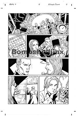 Dark Horse Joss Whedon's BUFFY 9 #9 Page 9 Original Art -- Richards  and Owens-image