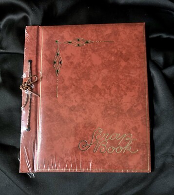 Vintage Mid Century Herald Square Scrapbook Burnt Orange BRAND NEW OS SEALED!-image