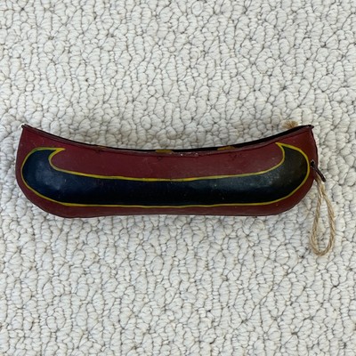 Metal Canoe Christmas Ornament Creative Co-Op 1.77'' W x 5.31'' H-image