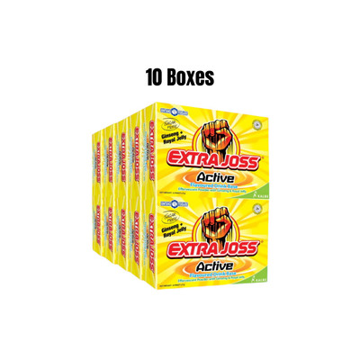EXTRA JOSS Active Flavour 10 Box (60 Sachets) Energy Drink Powder Boost Stamina-image