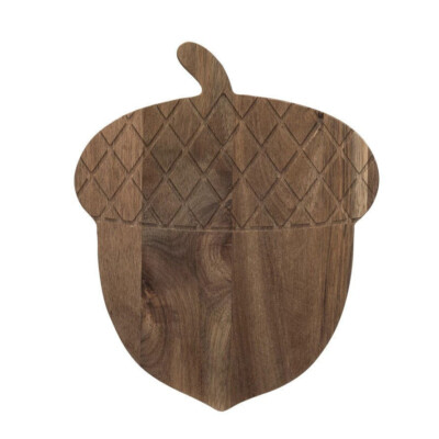 Creative Co-op - Acorn Shaped Cheese/Cutting Board - CF3944-image
