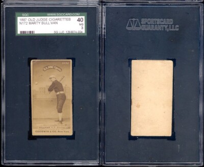 1887 Old Judge N172 Baseball Tobacco Cards - U Pick - ORIGINAL - All SGC Graded-image
