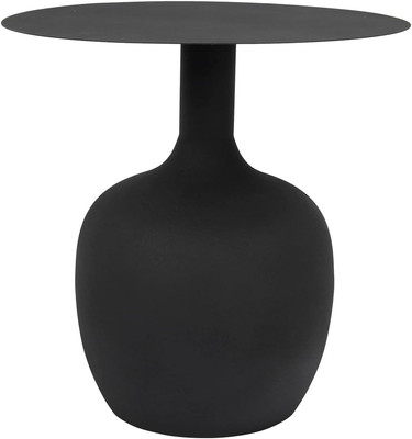 Creative Co-Op Metal Textured, Black, KD Table, 18 in x 18 x 18 Black -image