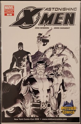 ASTONISHING X-MEN #13 MIDTOWN COMICS NYCC 2006 VARIANT JOSS WHEDON JOHN CASSADAY-image