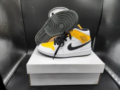 JORDAN 1 MID LASER ORANGE SZ 7.5 WOMEN BQ6472107 CB1024NY (104078-1)-image