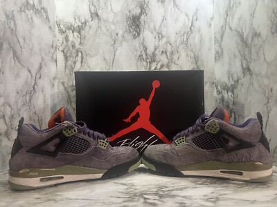 Size 9 - Jordan 4 Retro Mid Canyon Purple W-image