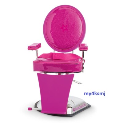 American Girl PINK Hair Salon STYLING CHAIR for my BLAIRE Joss KIRA Luciana DOLL-image