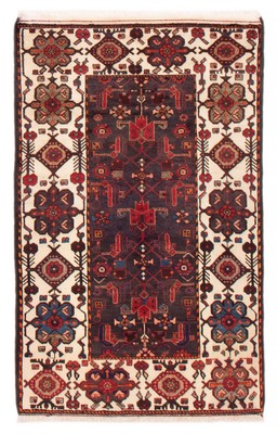 Vintage Hand-Knotted Area Rug 3'7
