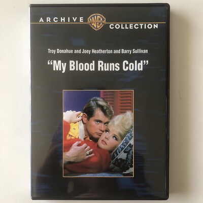 My Blood Runs Cold DVD, Troy Donahue Joey Heatherton Barry Sullivan, Region 1-image