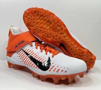 Nike Alpha Menace Pro 2 Mid Men's Size 12.5 Football Cleats Orange  BV3945-103-image