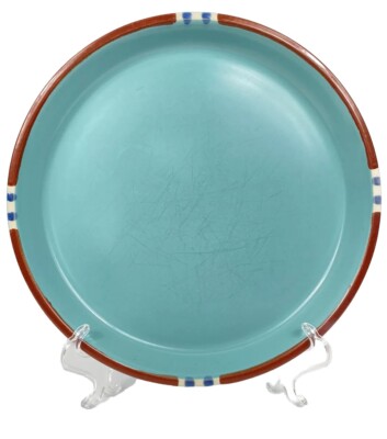 Vintage Dansk Mesa Turquoise Dinner Plate(s) 10.5