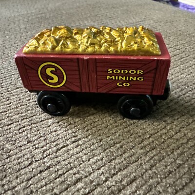 Sodor Mining Co. Gold Car Thomas & Friends The Tank Train Engine Wooden Railway-image