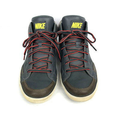 Nike Capri II Mens Gray Orange Retro Skate Athletic Sneakers Sz 11.5  407983-014-image