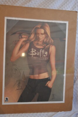 Buffy Vampire Slayer Season 8 Joss Whedon & Jo Chen signed lithograph poster-image