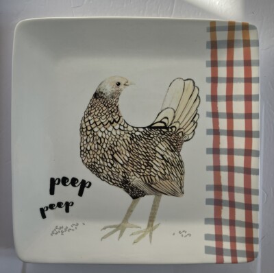 Zoe Ingram Ceramic Serving Platter Creative Co-op 11 X 11 Inches-image