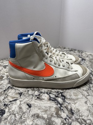 Nike Blazer '77 Mid Sail Totally Orange Shoes Women’s Size 9-image