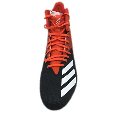 Adidas Freak X Carbon Mid Mens Football Orange Black DB0237 Cleat Shoes Size 18-image