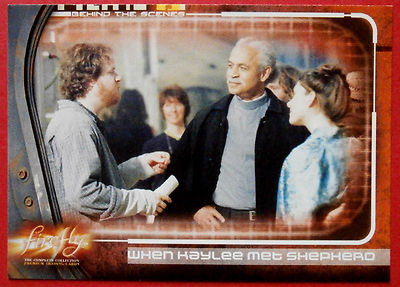 Joss Whedon's FIREFLY - Card #64 - When Kaylee Met Shepherd - Inkworks 2006-image