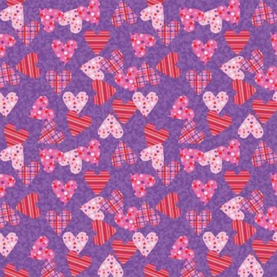 Carolina Creative Bandanna (Plaid & Polka Dot Hearts) 22