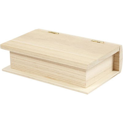 Creativ Company - Houten Boek Doos 14x9x4cm NEW-image