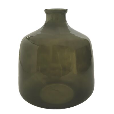 Creative Co-Op Glass Bud Vase, Green-image