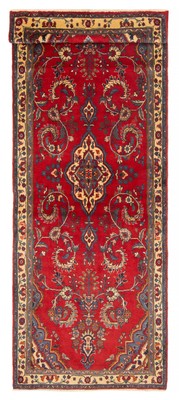 Vintage Hand-knotted Runner Rug 3'5