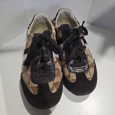 Coach Joss Signature Sneakers Brown -image