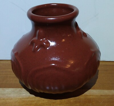 Vintage Mid Century Modern Royal Haeger Bud Vase Rust Burnt Orange-image