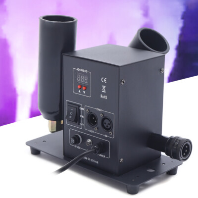 Co2 DMX Jet 2-Nozzle CO2 Cannon Mini Blaster Cold Smoke Column Machine DJ Stage-image