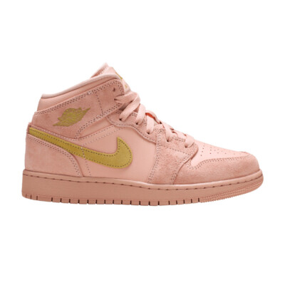 Air Jordan Air Jordan 1 Mid SE GS 'Coral Stardust' BQ6931-600 Shoes-image