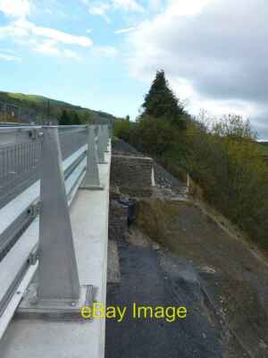 Photo 6x4 Abutment on uphill side of Upper Dolfor Road bridge Creative Co c2018-image
