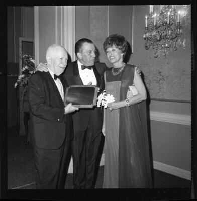 Ed Sullivan Vintage 1960's Tuxedo Event Original 2.25 x 2.25 Camera Negative-image