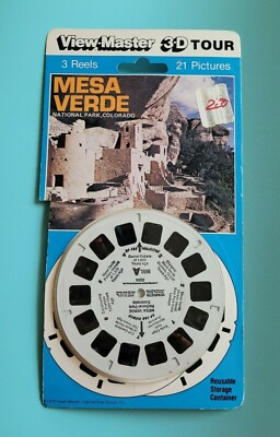 Mesa Verde National Park Colorado view-master Set of 3 Reels Pack opened-image