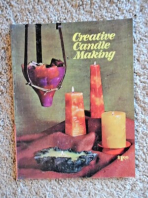Vintage Creative Candle Making magazine - 1971 - LaCresta Manufacturing Company-image