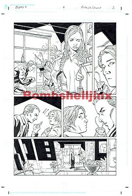 Dark Horse Joss Whedon's BUFFY 9 #9 Page 2 Original Art -- Richards  and Owens-image