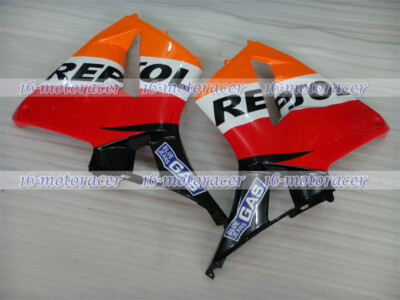 New Orange Red Black Left Right Side Mid Fairing Fit for 2003-2006 CBR 600RR F5-image