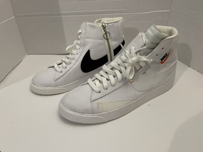 Nike Blazer Mid Rebel White/ Black US Women Size 11.5 Bq4022-102 NWOB-image