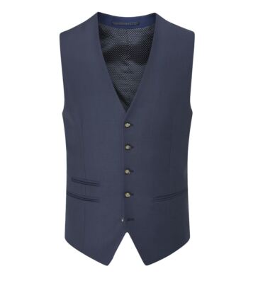 Skopes Joss Suit Waistcoats For Mens in Blue, 34 to 72-image