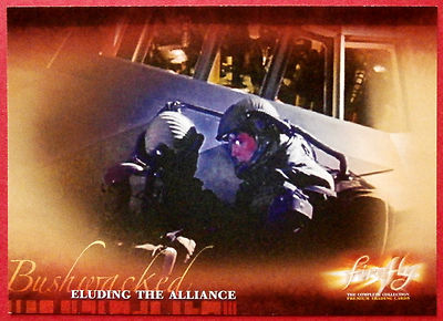 Joss Whedon's FIREFLY - Card #21 - Eluding The Alliance - Inkworks 2006-image