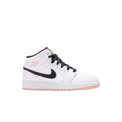 (GS) Jordan 1 Mid White Arctic Orange-image