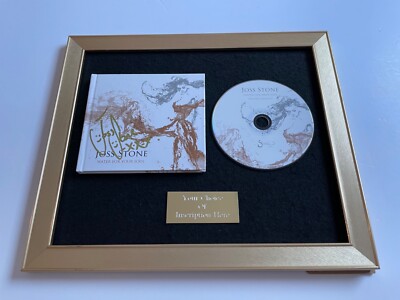 🎶💿⭐️SIGNED/AUTOGRAPHED JOSS STONE - WATER FOR YOUR SOUL FRAMED CD🎶💿-image